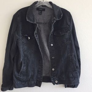 Black jean jacket